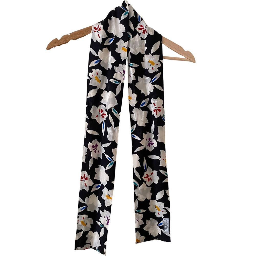 Saks of Fifth Avenue 100% Silk Floral Scarf